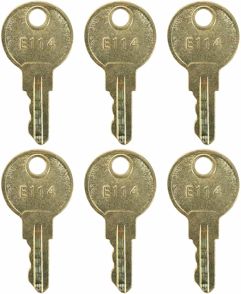 gradora 6PCS E114 Paper Towel Dispenser Keys for E-114 Toilet Paper Dispenser Toilet Tissue Dispensers & Soap Key Bob Replacement - Image 1